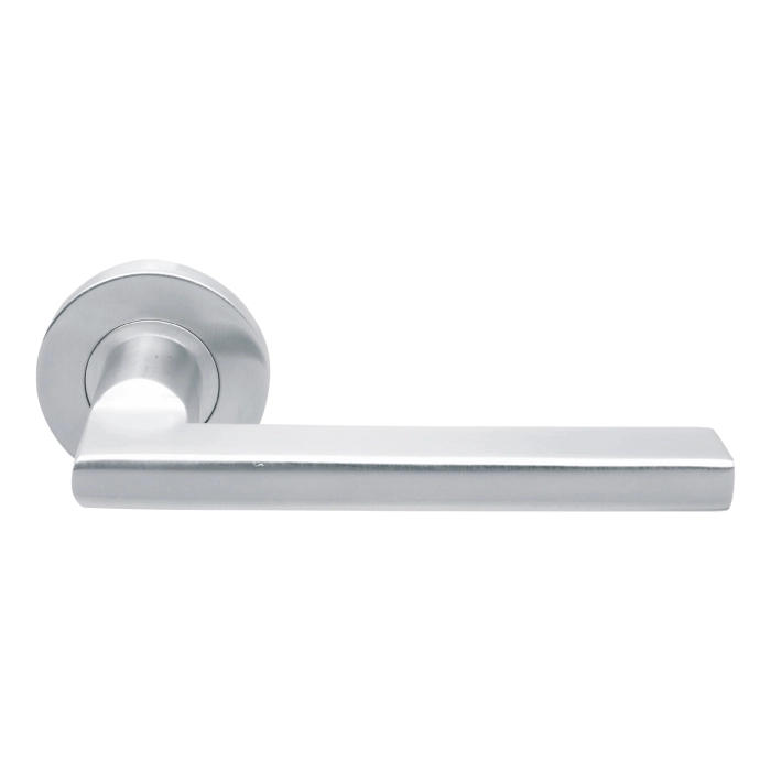 EuroArt Stainless Steel Lever 135mm Satin Stainless Steel British Hardware
