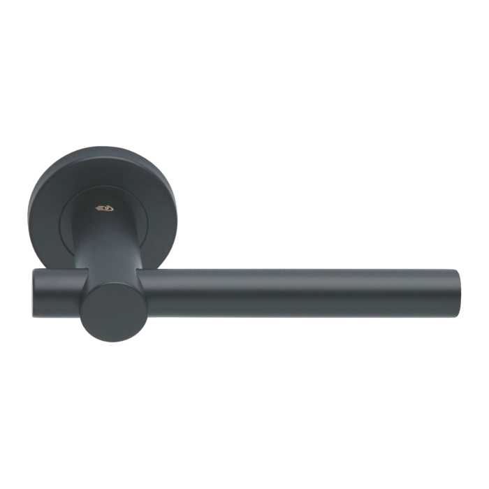 EuroArt Stainless Steel Lever 140mm Matt Black British Hardware