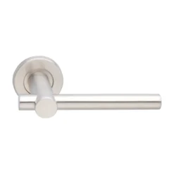 EuroArt Stainless Steel Lever 140mm Satin Stainless Steel British Hardware