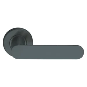 EuroArt Stainless Steel Lever 130mm Matt Black British Hardware