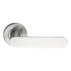 EuroArt Stainless Steel Lever 130mm Satin Stainless Steel British Hardware