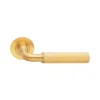 EuroArt Stainless Steel Lever 139mm Satin Champagne Gold British Hardware