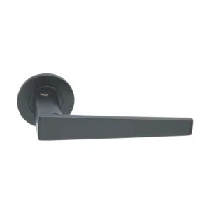 EuroArt Stainless Steel Lever 128mm Matt Black British Hardware