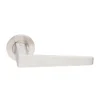 EuroArt Stainless Steel Lever 128mm Satin Stainless Steel British Hardware