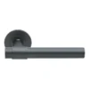 EuroArt Stainless Steel Lever 136mm Matt Black British Hardware