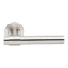 EuroArt Stainless Steel Lever 136mm Satin Stainless Steel British Hardware