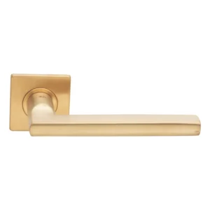 EuroArt premiour modern entrance door lever handle with escutcheon