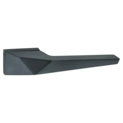 lever handle on square rose with escutcheon for doors, suitable for home doors, office doors, interior doors, premium stainless steel hardware