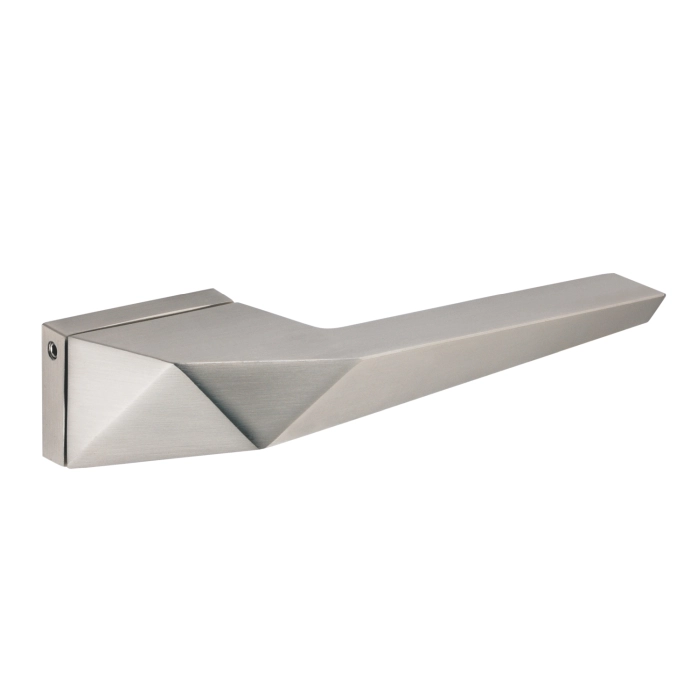 lever handle on square rose with escutcheon for doors, suitable for home doors, office doors, interior doors, premium stainless steel hardware