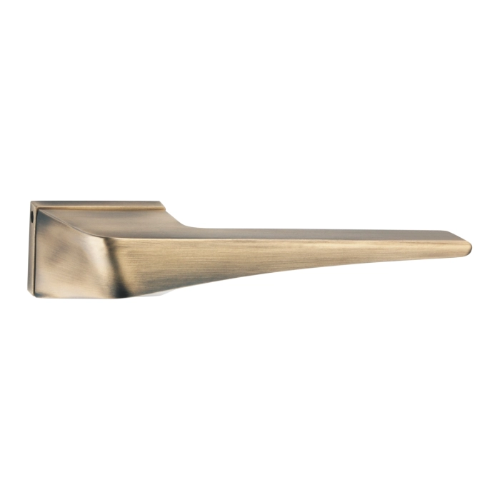 lever handle on square rose with escutcheon for doors, suitable for home doors, office doors, interior doors, premium stainless steel hardware