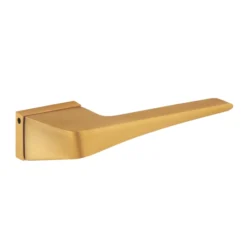 lever handle on square rose with escutcheon for doors, suitable for home doors, office doors, interior doors, premium stainless steel hardware