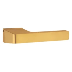 lever handle on square rose with escutcheon for doors, suitable for home doors, office doors, interior doors, premium stainless steel hardware
