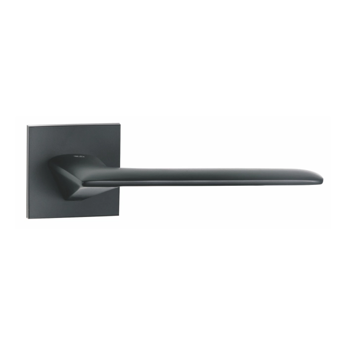 EuroArt Lever Handle on Square Rose with Escutcheon 139mm - Image 3