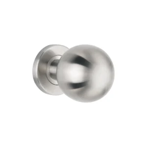 stainless steel round mortice knob on rose for doors and cabinets