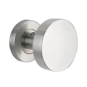 stainless steel round mortice door knob on rose for interior and exterior doors
