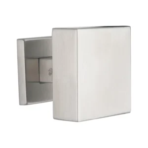 square stainless steel mortice knob with rose for interior and exterior doors