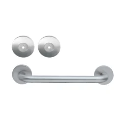 stainless steel 8mm dia rose fixing pack for door pull handle installation, suitable for home and office doors