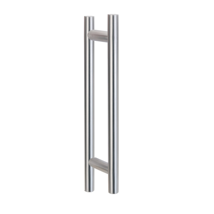 Stainless steel T bar door pull handle for doors