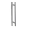 Stainless steel T bar door pull handle for doors