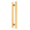 Satin Brass PVD Back-to-Back Door Pull Handle