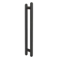 Stainless steel oval T door pull handle for modern doors
