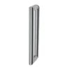 Premium stainless steel mitred door pull handle for modern glass and wooden doors