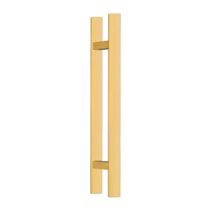 Premium stainless steel offset T door pull handle for modern glass and wooden doors