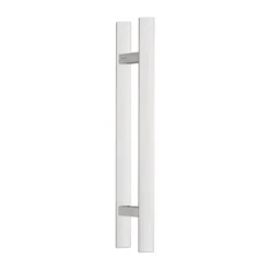 Premium stainless steel offset T door pull handle for modern glass and wooden doors