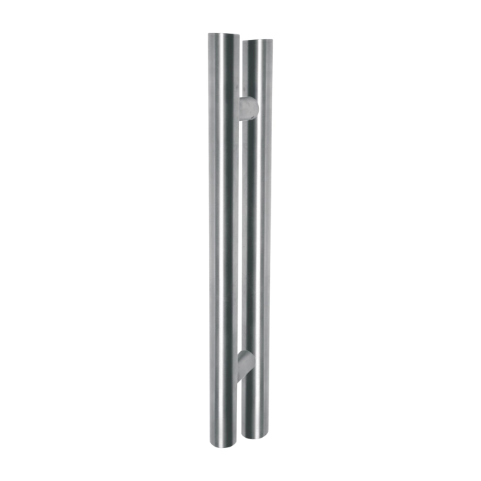 Stainless steel T bar door pull handle for modern and commercial doors