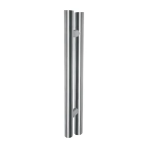 Stainless steel T bar door pull handle for modern and commercial doors
