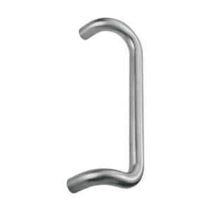 Premium stainless steel cranked door pull handle for modern doors