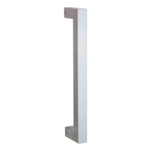 Stainless steel square mitred door pull handle for doors