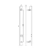 Stainless steel rectangular T door pull handle for doors