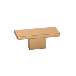 Oblong aluminium cabinet knob 60mm modern furniture knob for kitchen and wardrobe cabinets