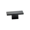 Oblong aluminium cabinet knob 60mm modern furniture knob for kitchen and wardrobe cabinets
