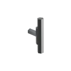 EuroArt aluminium T cabinet knob 32mm modern furniture knob for kitchen and wardrobe cabinets