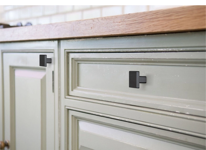 Ryan square cabinet knob 30mm modern furniture knob for kitchen and wardrobe cabinets