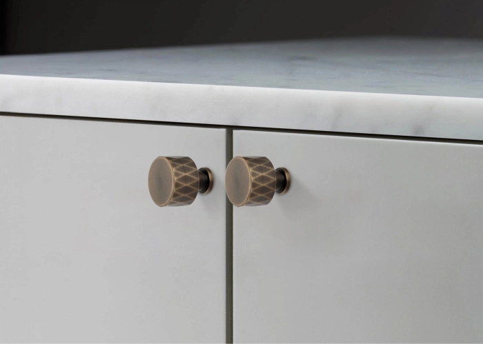 EuroArt brass cabinet knob 30mm modern furniture hardware knob for kitchen and wardrobe cabinets