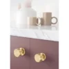 EuroArt brass cabinet knobs modern furniture hardware for kitchen and wardrobe cabinets