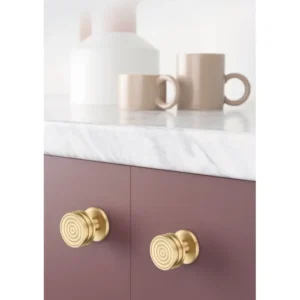 EuroArt brass cabinet knobs modern furniture hardware for kitchen and wardrobe cabinets