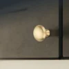 Brass round cabinet knob modern furniture hardware knob for kitchen and wardrobe cabinets