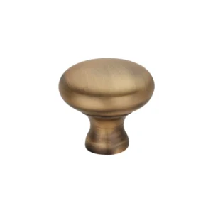 Brass round cabinet knob modern furniture hardware knob for kitchen and wardrobe cabinets
