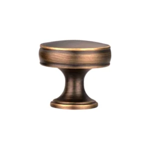 Brass round cabinet knob modern furniture hardware knob for kitchen and wardrobe cabinets