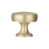 Brass round cabinet knob modern furniture hardware knob for kitchen and wardrobe cabinets