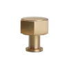 EuroArt brass cabinet knob 29mm modern furniture knob for kitchen and wardrobe cabinets