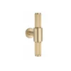 premium solid brass T cabinet knob for furniture doors and drawers