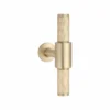 premium solid brass T cabinet knob for furniture doors and drawers
