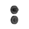Brass turn and release knob for wathroom doors and furniture