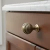 Brass cabinet knob 38mm modern furniture knob for kitchen and wardrobe cabinets