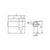 EuroArt brass 6 pin single cylinder lock 45mm with 3 keys stainless steel
